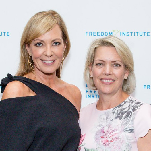 HANLEY FOUNDATION, ACTRESS ALLISON JANNEY HONORED WITH MONA MANSELL AWARD  AT ANNUAL FREEDOM INSTITUTE GALA IN NEW YORK CITY