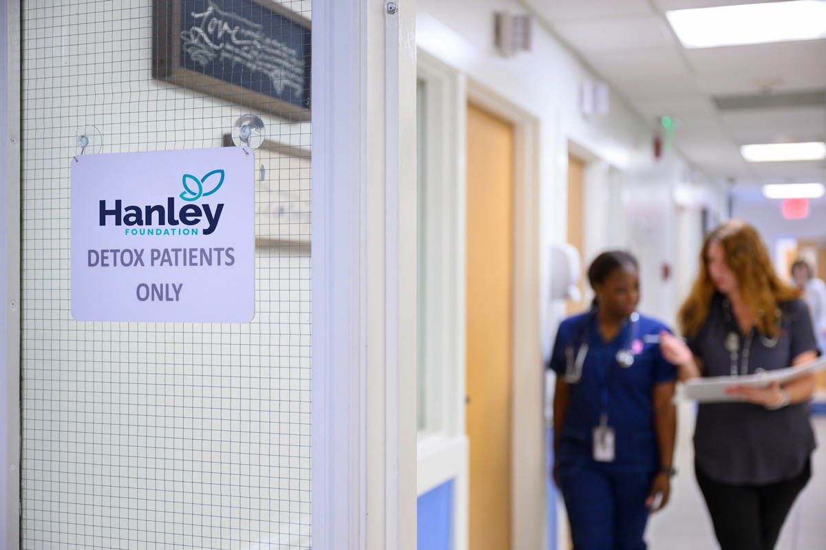 Nurses in Hanley Center's detox
