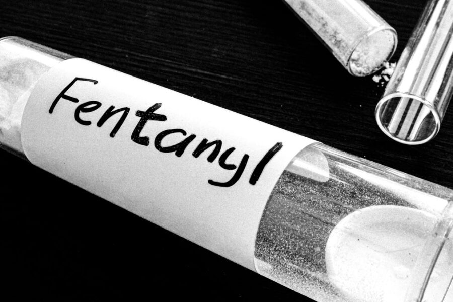 tubes containing fentanyl